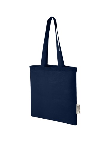 Sac shopping Madras en coton certifié GRS de 140 g/m2 de 7 L