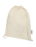 Sac avec cordon Oregon en coton recyclé 140 g/m² certifié GRS