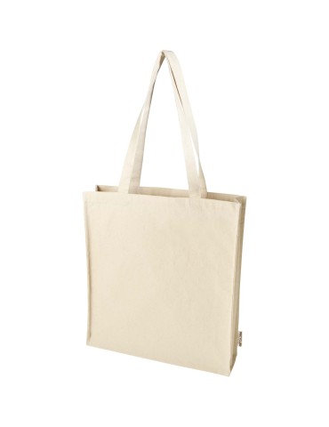 Sac shopping à soufflets Florida certifié GRS 270 g/m² 14L 2