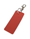 Porte-clés rectangulaire à breloques en matériaux recyclés certifié…