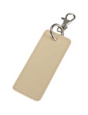 Porte-clés rectangulaire à breloques en matériaux recyclés certifié…