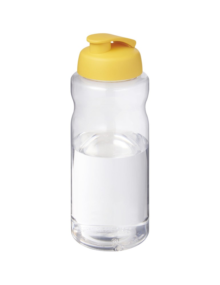 Bouteille de sport H2O Active® Base Pure de 1 L à couvercle rabattable