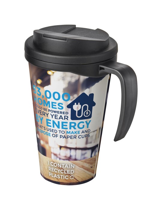 Mug isolant Brite-Americano® Grande 350ml avec couvercle anti fuite