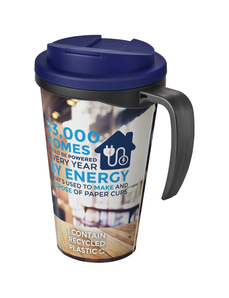 Mug isolant Brite-Americano® Grande 350ml avec couvercle anti fuite