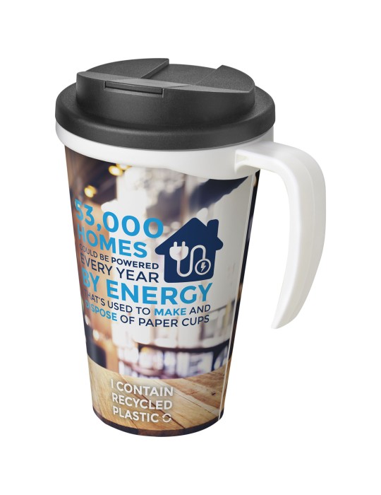 Mug isolant Brite-Americano® Grande 350ml avec couvercle anti fuite