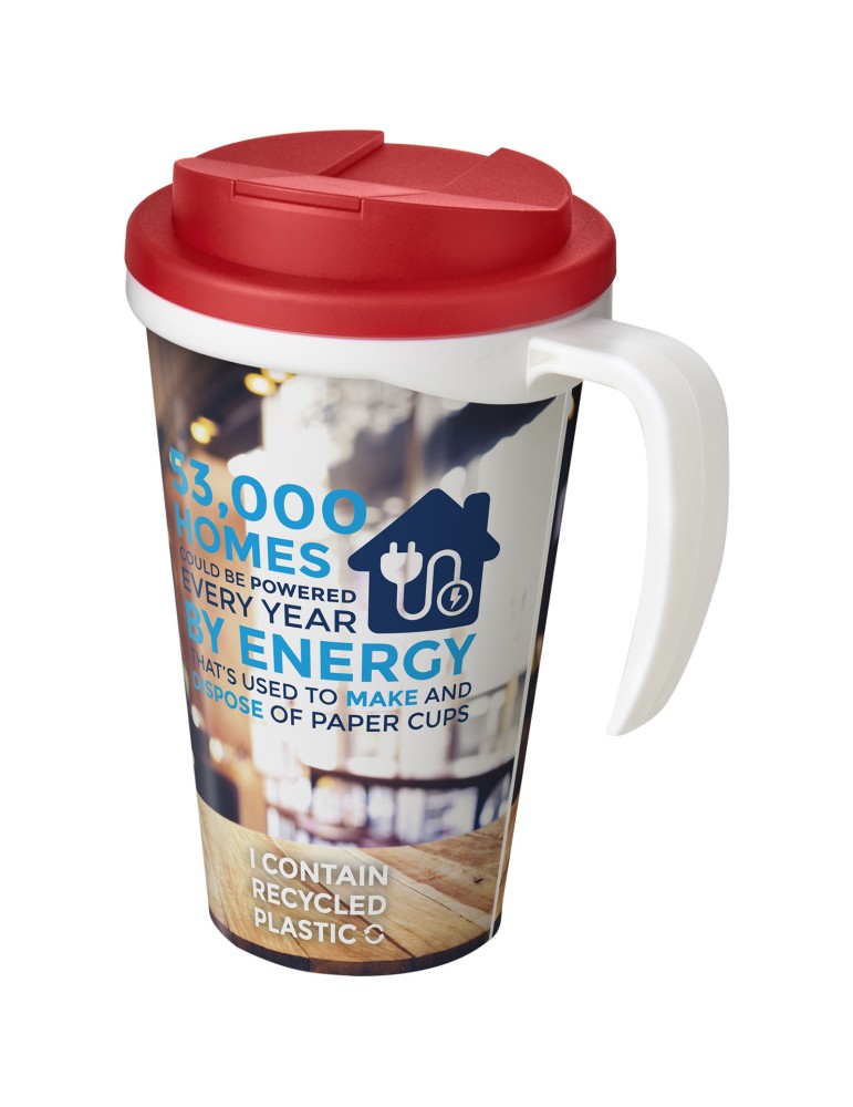 Mug isolant Brite-Americano® Grande 350ml avec couvercle anti fuite
