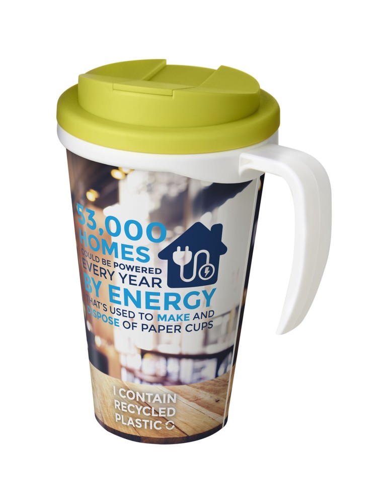 Mug isolant Brite-Americano® Grande 350ml avec couvercle anti fuite