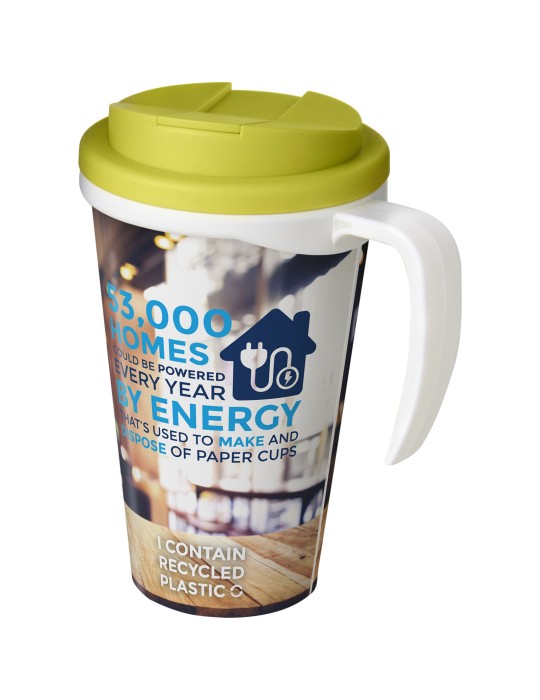 Mug isolant Brite-Americano® Grande 350ml avec couvercle anti fuite
