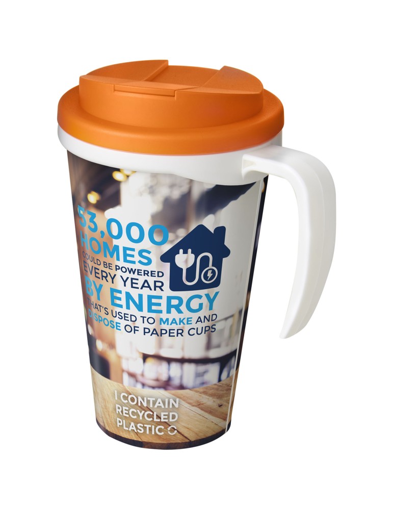 Mug isolant Brite-Americano® Grande 350ml avec couvercle anti fuite
