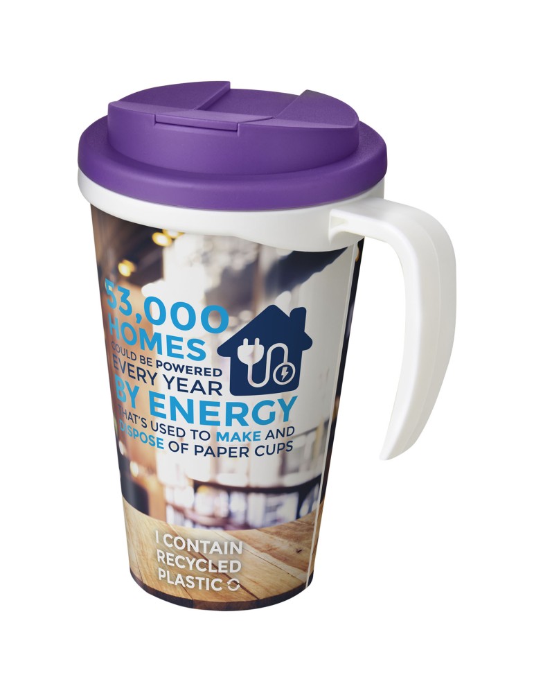 Mug isolant Brite-Americano® Grande 350ml avec couvercle anti fuite