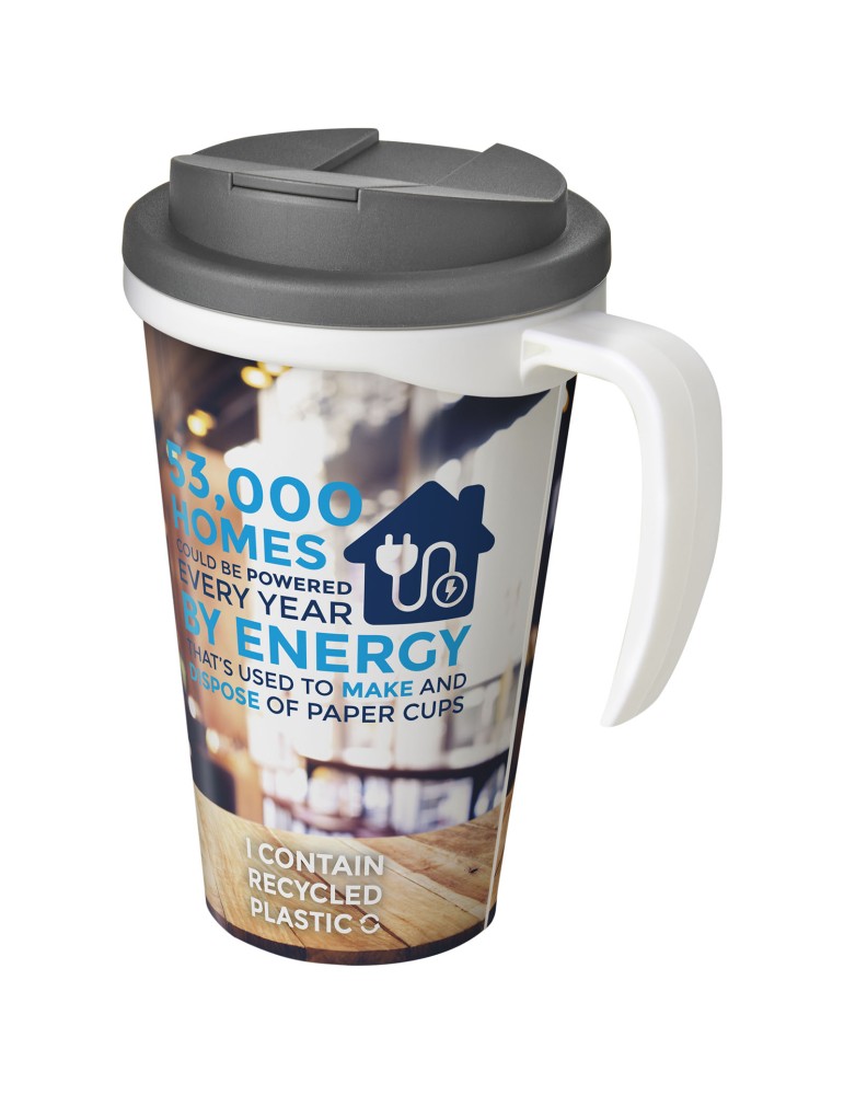 Mug isolant Brite-Americano® Grande 350ml avec couvercle anti fuite