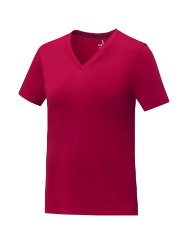 T-shirt Somoto manches courtes col V femme 2