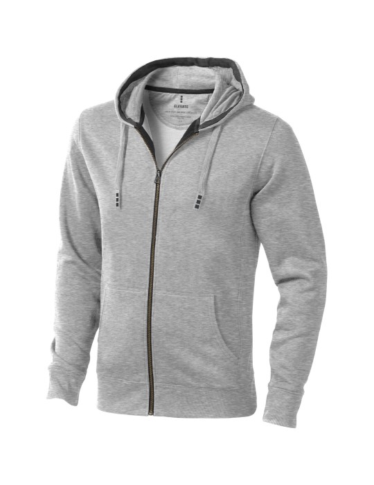 Sweat shirt à capuche full zip unisex de 300 g/m² Arora