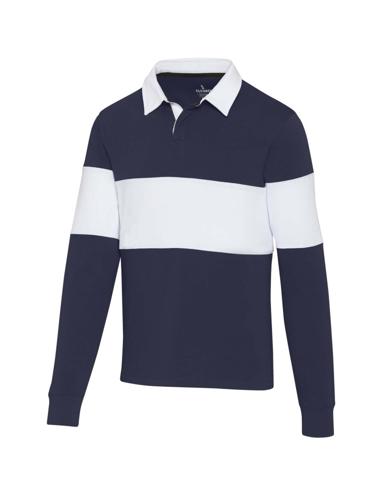Sweatshirt de rugbyen coton organique Clyde unisexe
