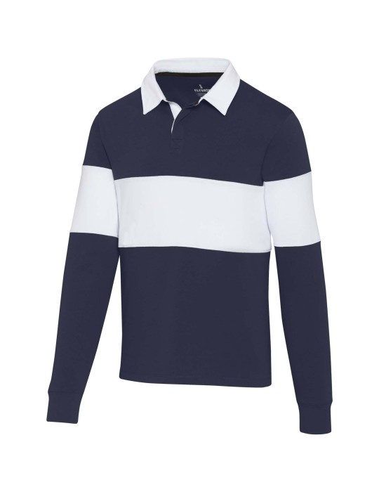 Sweatshirt de rugbyen coton organique Clyde unisexe