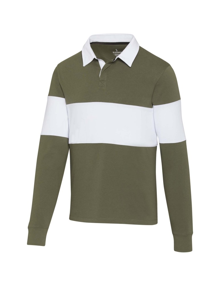 Sweatshirt de rugbyen coton organique Clyde unisexe