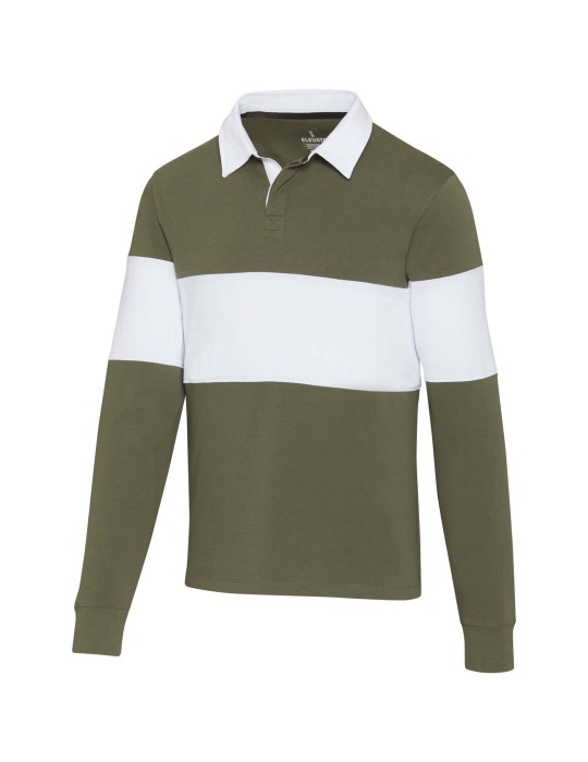 Sweatshirt de rugbyen coton organique Clyde unisexe