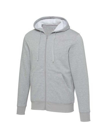 Sweat à capuche sherpa de 320 g/m² Natron intégralement zippé 2