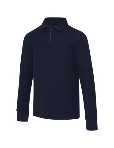 Polo unisexe de 245 g/m² Apollo à manches longues et demi fermeture… 2