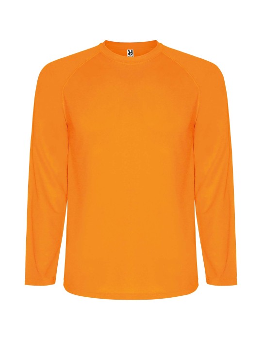 T-shirt de sport de 150 g/m² Montecarlo à manches longues pour enfants