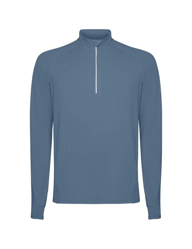 Sweatshirt de 200 g/m² Estambul à manches longues et col demi-zip…