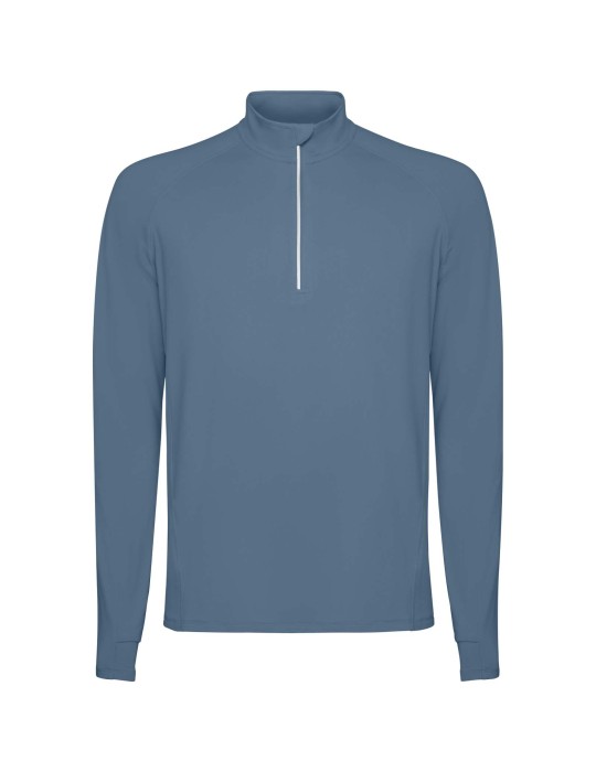 Sweatshirt de 200 g/m² Estambul à manches longues et col demi-zip…