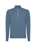Sweatshirt de 200 g/m² Estambul à manches longues et col demi-zip…