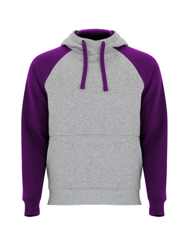 Sweat à capuche de 280 g/m² Badet unisexe bicolore