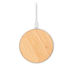 Chargeur sans fil  10W en bambou - DESPAD Matières : ABS Couleurs : bois 2