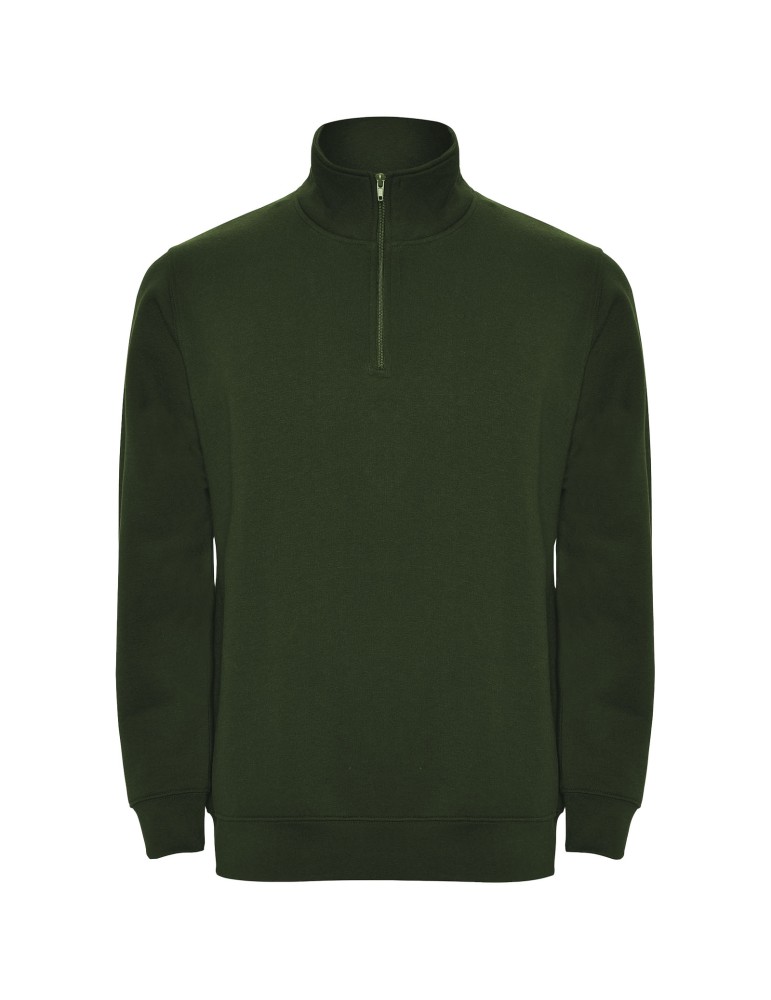 Pull zippé de 280 g/m² Aneto avec fermeture quart de zip