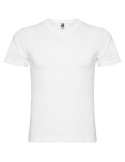 T-shirt de 155 g/m² Samoyedo à col en V et manches courtes pour homme