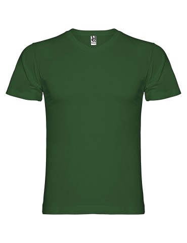 T-shirt de 155 g/m² Samoyedo à col en V et manches courtes pour homme