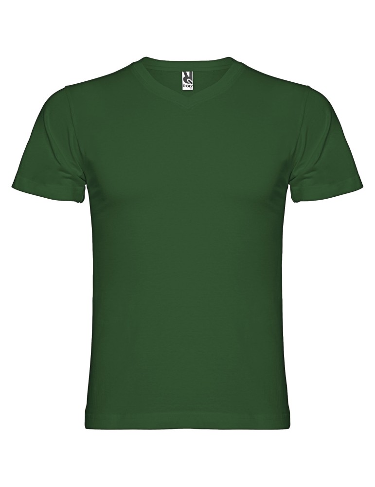 T-shirt de 155 g/m² Samoyedo à col en V et manches courtes pour homme