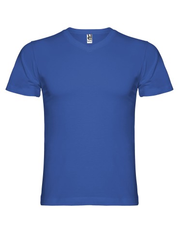 T-shirt de 155 g/m² Samoyedo à col en V et manches courtes pour homme