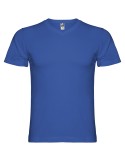 T-shirt de 155 g/m² Samoyedo à col en V et manches courtes pour homme