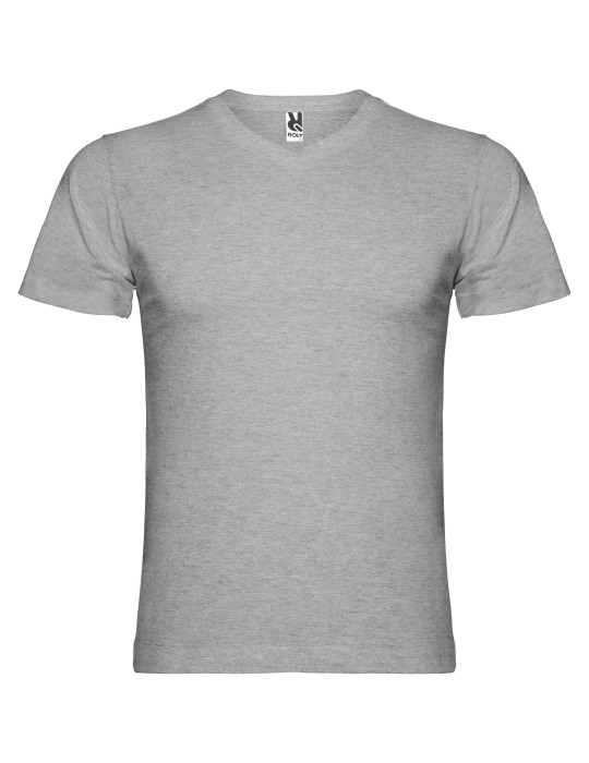 T-shirt de 155 g/m² Samoyedo à col en V et manches courtes pour homme