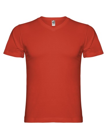 T-shirt de 155 g/m² Samoyedo à col en V et manches courtes pour homme