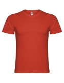 T-shirt de 155 g/m² Samoyedo à col en V et manches courtes pour homme