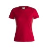 T-Shirt Femme Couleur Éco-responsable WCS150 "Keya" Matières : coton Taille textile : M Couleurs : rouge goodies entreprise desi