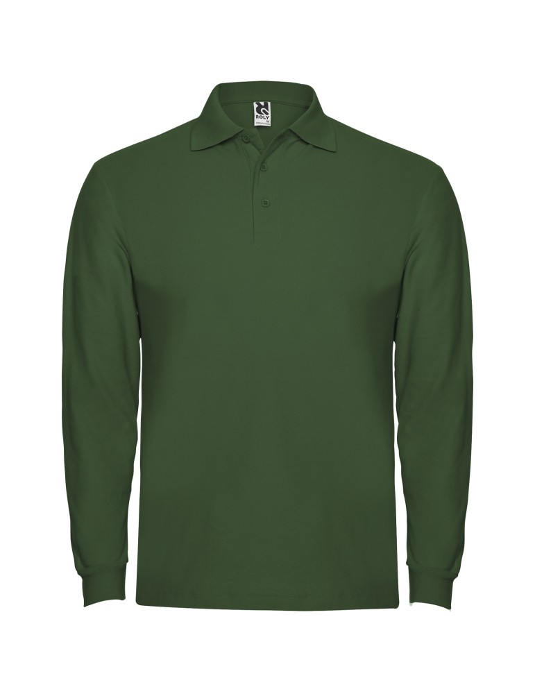Polo de 220 g/m² Estrella à manches longues pour homme