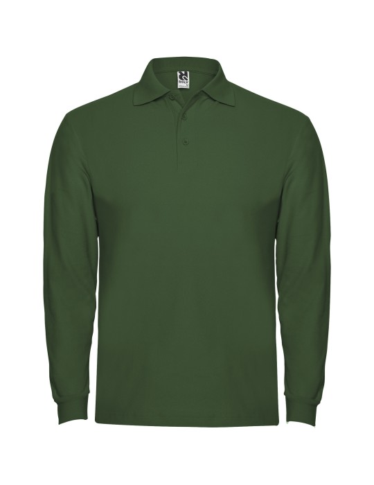 Polo de 220 g/m² Estrella à manches longues pour homme