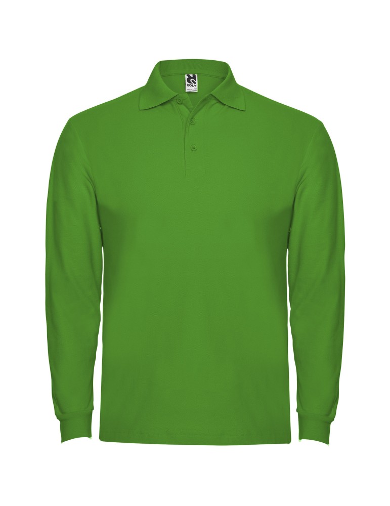 Polo de 220 g/m² Estrella à manches longues pour homme