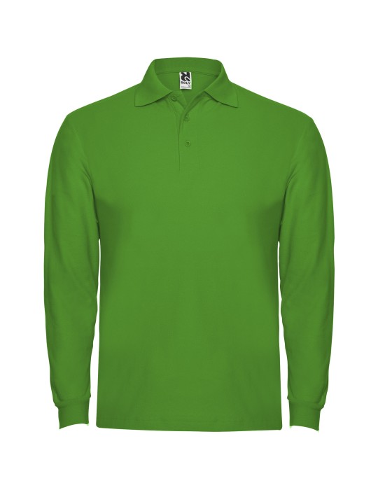 Polo de 220 g/m² Estrella à manches longues pour homme