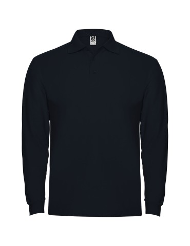 Polo de 220 g/m² Estrella à manches longues pour homme