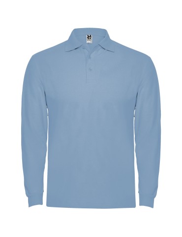 Polo de 220 g/m² Estrella à manches longues pour homme