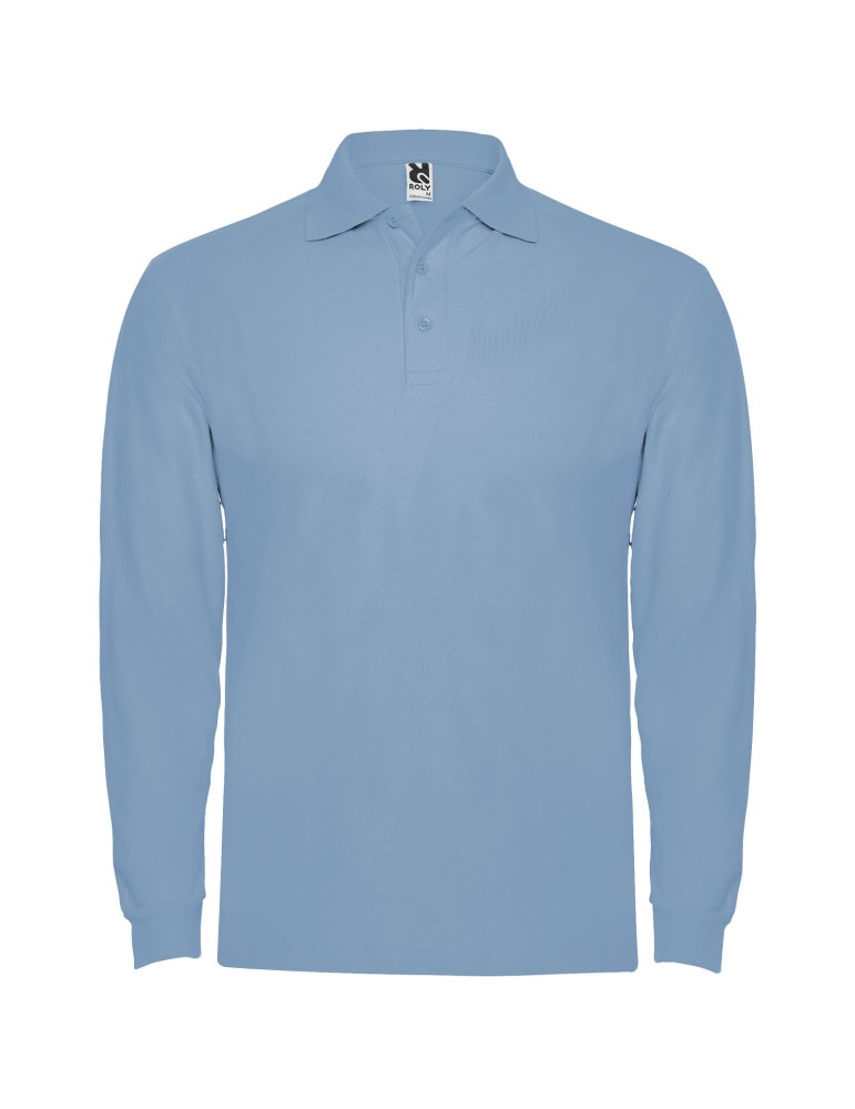 Polo de 220 g/m² Estrella à manches longues pour homme