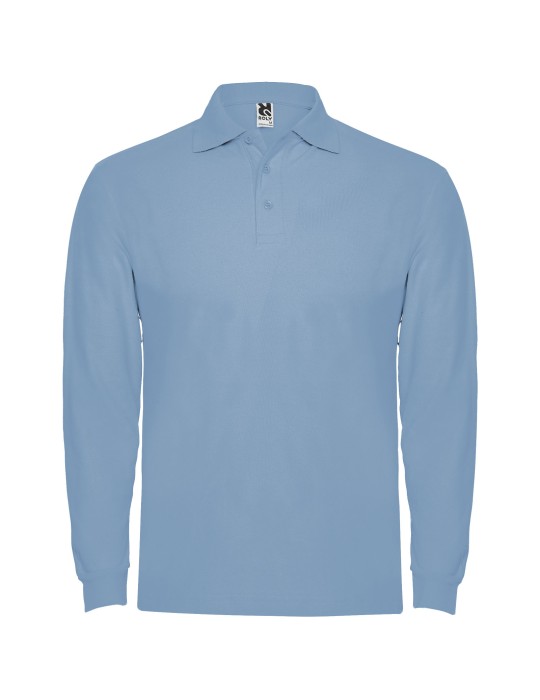 Polo de 220 g/m² Estrella à manches longues pour homme