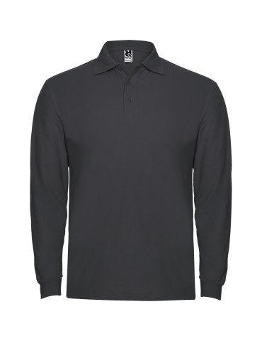 Polo de 220 g/m² Estrella à manches longues pour homme