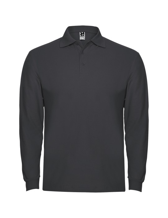 Polo de 220 g/m² Estrella à manches longues pour homme