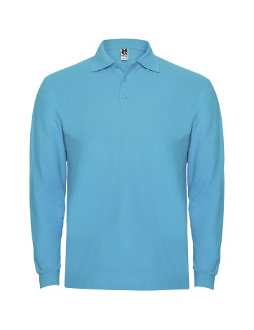 Polo de 220 g/m² Estrella à manches longues pour homme